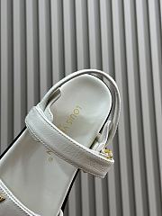 Louis Vuitton LV Sunset Comfort Flat Sandal Lamb Leather White - 2