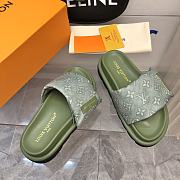 Louis Vuitton LV Pool Pillow Flat Comfort Mule Green - 3