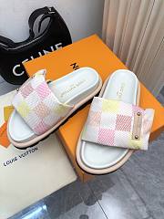 Louis Vuitton LV Pool Pillow Flat Comfort Mule Damier Pink - 3