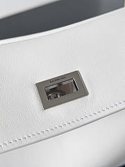 Balenciaga Rodeo Small Handbag White Smooth 27x8x21cm - 3