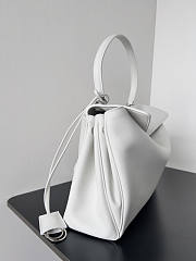 Balenciaga Rodeo Medium Handbag White Smooth 34x11x24cm - 5