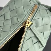 Bottega Veneta Small Avenue Loop Green Crossbody Bag 19x12x9cm - 3