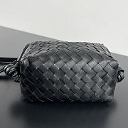 Bottega Veneta Small Avenue Loop Black Crossbody Bag 19x12x9cm - 6