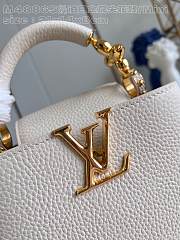 Louis Vuitton LV Mini Capucines White 21x14x8cm - 3