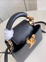 Louis Vuitton LV Mini Capucines Black 21x14x8cm - 3