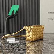 Bottega Veneta Mini Loop Camera Bag Gold 17x10x6cm - 5