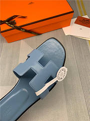 Hermes Oran Blue Slides 02 - 4