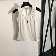 Dior White Tank Top - 1