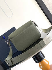 Dior Small Saddle Messenger Bag Flap Khaki 23 x 17 x 6 cm - 4