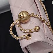 Chanel Mini Flap Bag Light Pink Bell 18x13x7cm - 5