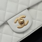 Chanel Mini Flap Bag White Bell 18x13x7cm - 2