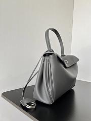 Balenciaga Rodeo Small Handbag Grey Smooth 27x8x21cm - 6