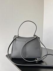 Balenciaga Rodeo Small Handbag Grey Smooth 27x8x21cm - 5