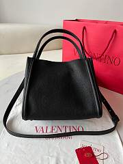 Valentino Garavani Alltime Medium Handbag Black 26x21x17cm - 4