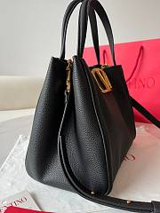 Valentino Garavani Alltime Medium Handbag Black 26x21x17cm - 3