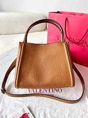 Valentino Garavani Alltime Medium Handbag Brown 26x21x17cm - 4