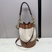 Celine Cabas Bucket Bag Beige Tan 27x18x18cm - 4