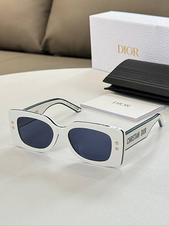 Dior White Glasses