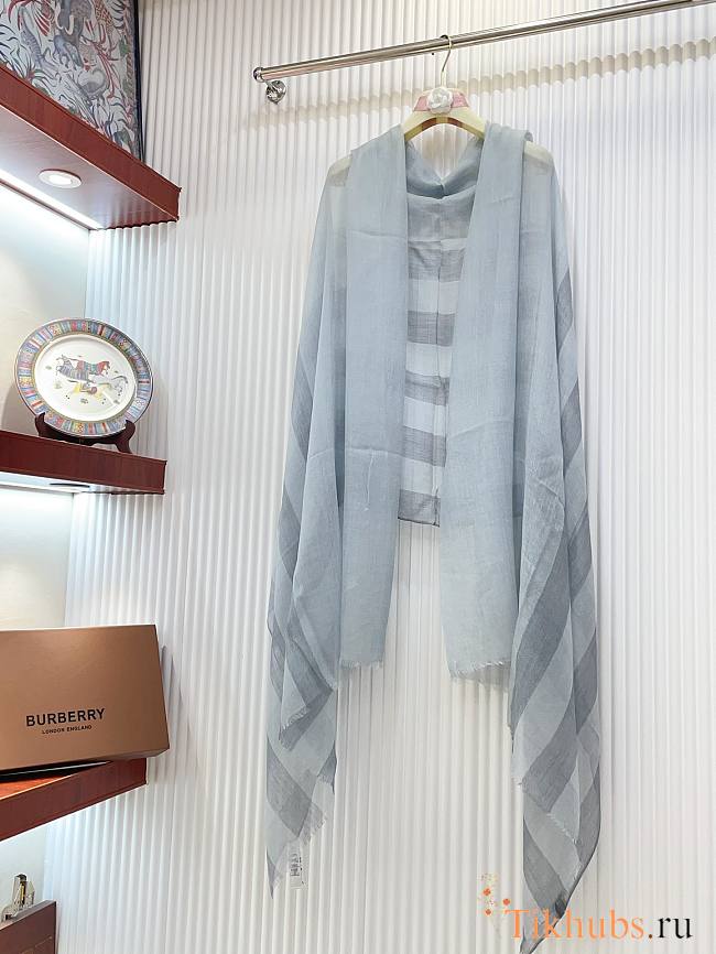 Burberry Blue Scarf 100x200cm - 1