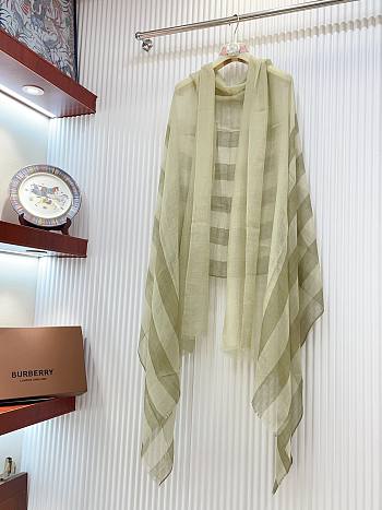 Burberry Green Scarf 100x200cm