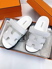 Hermes Chypre Sandal White 02 - 2