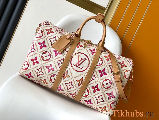 Louis Vuitton LV Keepall Bandoulière 45 Coral 45 x 27 x 20 cm - 1