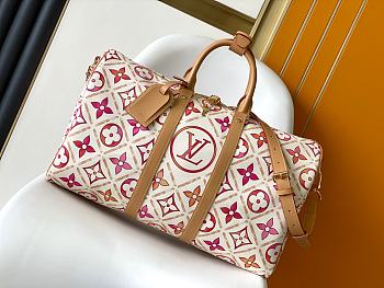 Louis Vuitton LV Keepall Bandoulière 45 Coral 45 x 27 x 20 cm