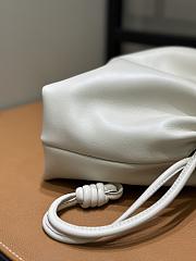 Loewe Flamenco Purse Bag Mellow White Lambskin 30x20x10.5cm - 5