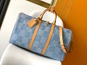 Louis Vuitton LV Keepall Bandoulière 50 Damier Blue 50 x 29 x 23 cm - 1