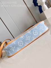 Louis Vuitton LV Pochette Blue Denim 23x13x4cm - 2