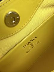 Chanel Nano 31 Yellow Bag 20.5x17.5cm - 6