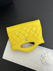 Chanel Nano 31 Yellow Bag 20.5x17.5cm - 2