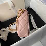 Chanel 24P Hobo Bag Pink 20x13x4.5cm - 6