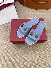 Valentino Blue Slides - 3