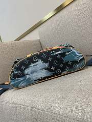 Louis Vuitton LV Backpack Christopher MM Navy Blue 38 x 44 x 12.5 cm - 3