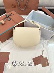 Loro Piana Ghiera Bag White 23x16x8cm - 5