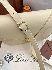 Loro Piana Ghiera Bag White 23x16x8cm - 4