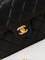 Chanel Top Handle Black Caviar Gold 23x16x5cm - 2