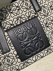 Loewe Elephant Basket Bag Anagram Jacquard 42x23x20cm - 2