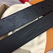 Louis Vuitton LV Black Belt 4cm - 2