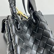 Bottega Veneta Andiamo Parachute Tote Black 21x17x16.5cm - 4