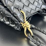 Bottega Veneta Andiamo Parachute Tote Black 21x17x16.5cm - 3