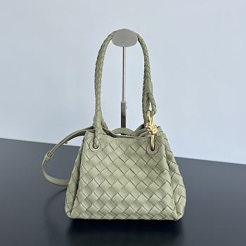 Bottega Veneta Andiamo Parachute Tote Green 21x17x16.5cm