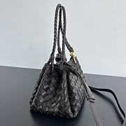 Bottega Veneta Andiamo Parachute Tote Brown 21x17x16.5cm - 6