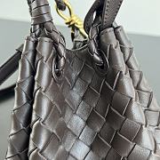 Bottega Veneta Andiamo Parachute Tote Brown 21x17x16.5cm - 3