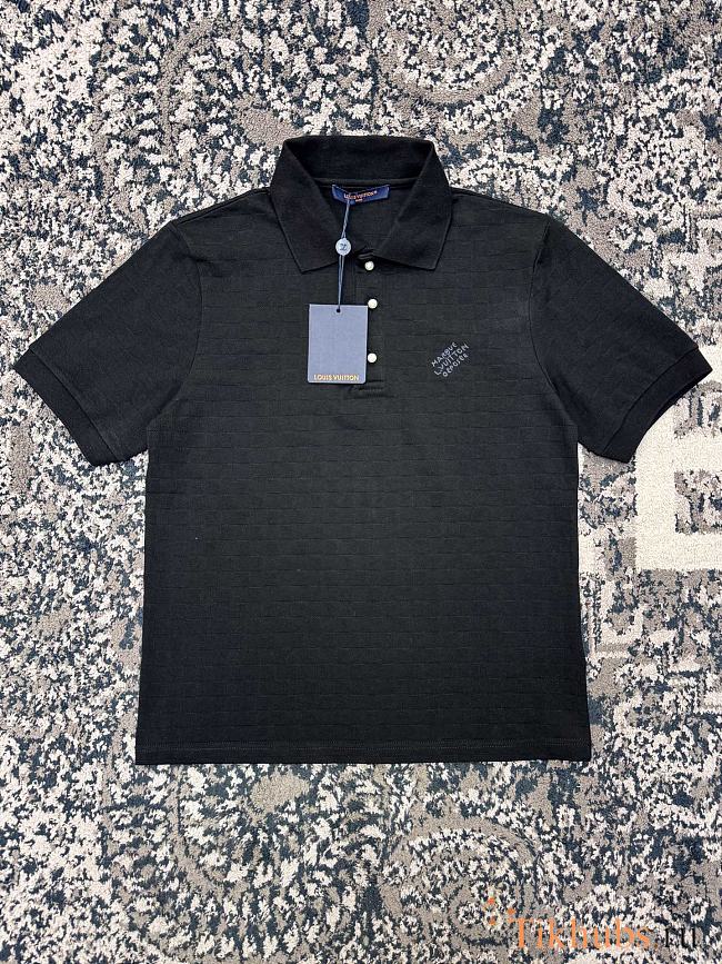 Louis Vuitton LV Polo Shirt Black - 1