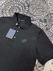 Louis Vuitton LV Polo Shirt Black - 5