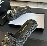 Chanel Black Slides 14 - 4