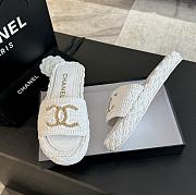 Chanel White Slides 06 - 2