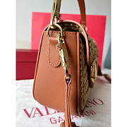 Valentino Garavani Alltime Raffia Shoulder Bag 23.5x16x8cm - 5